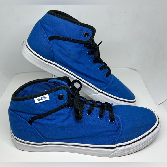 Vans Production Sample High Top Sneakers, Skater, Royal Blue, 1 of 1, Size 9 - Picture 3 of 12
